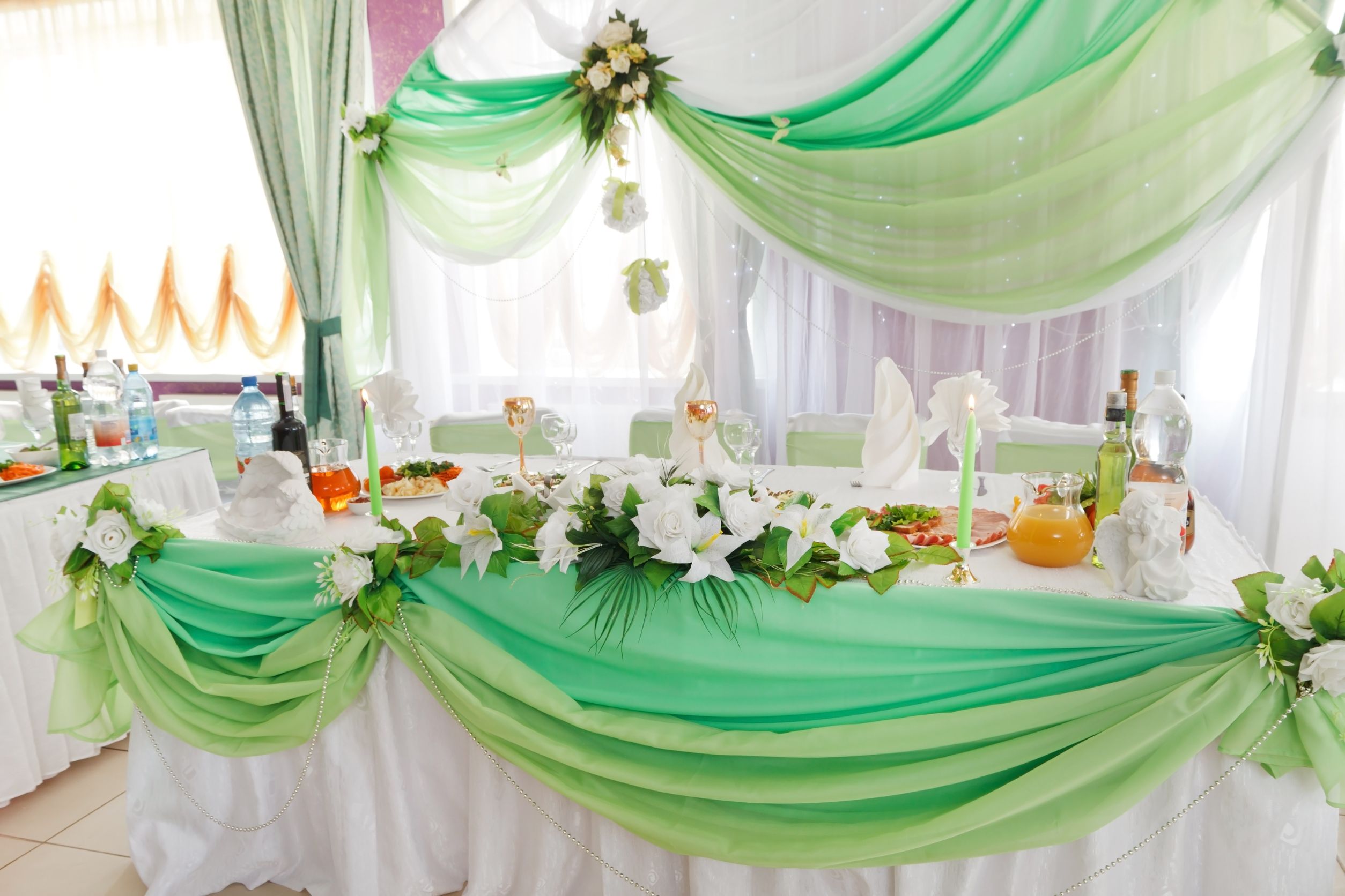 Using Organza Fabric In Wedding Decorations My Shopping City